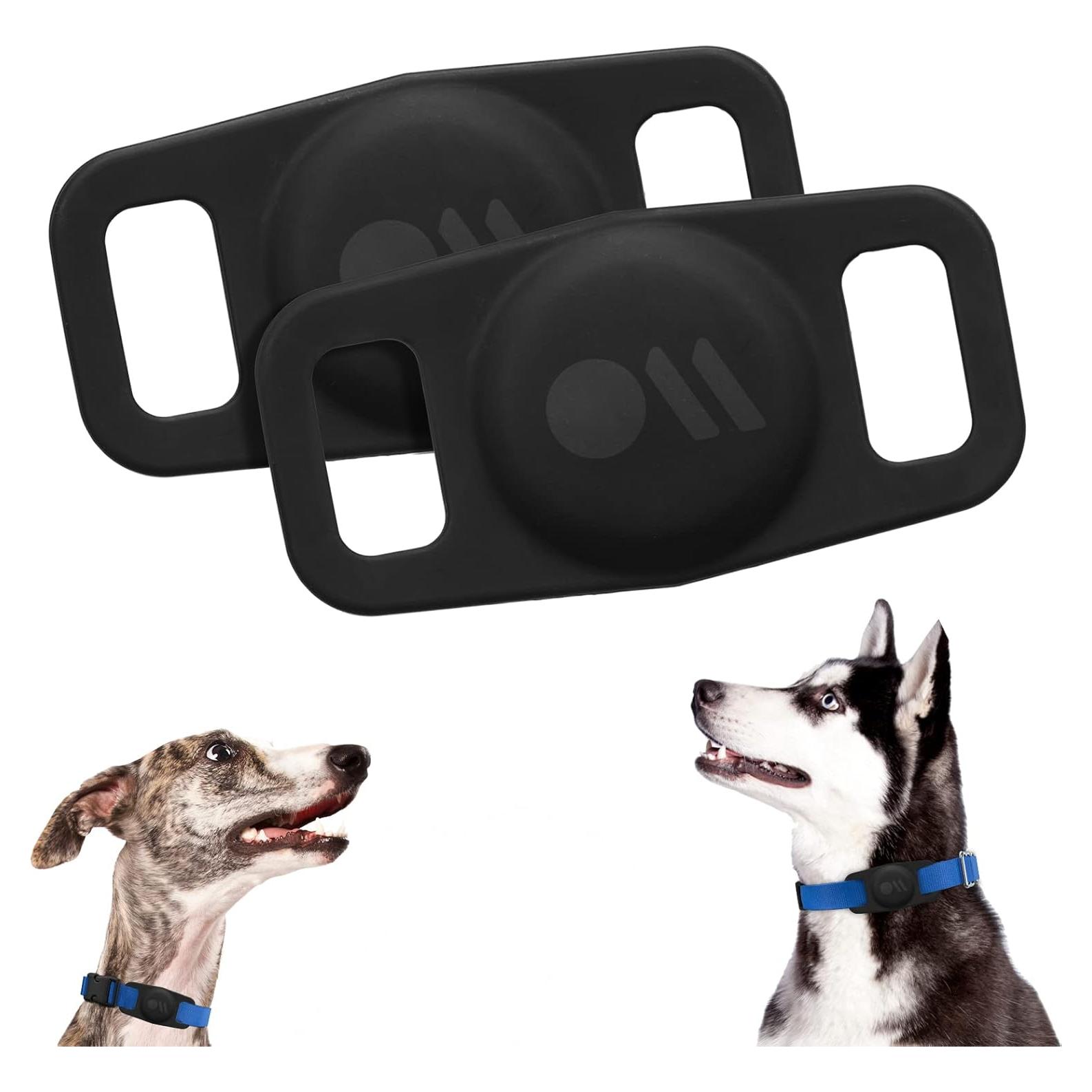 Soporte para Collar de Perro Airtag Case-Mate 2 Piezas - Negro