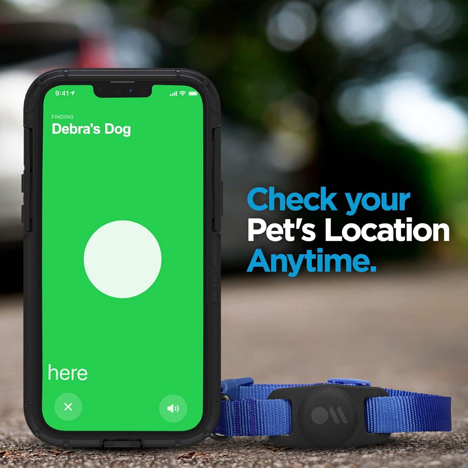 Soporte para Collar de Perro Airtag Case-Mate 2 Piezas - Negro