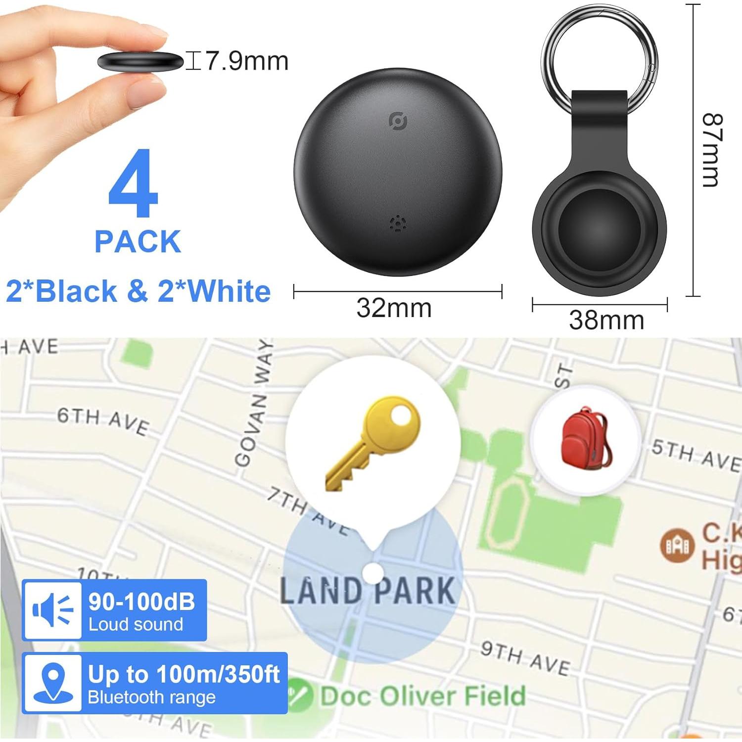 Etiquetas de Rastreo Bluetooth para Android - Paquete de 4