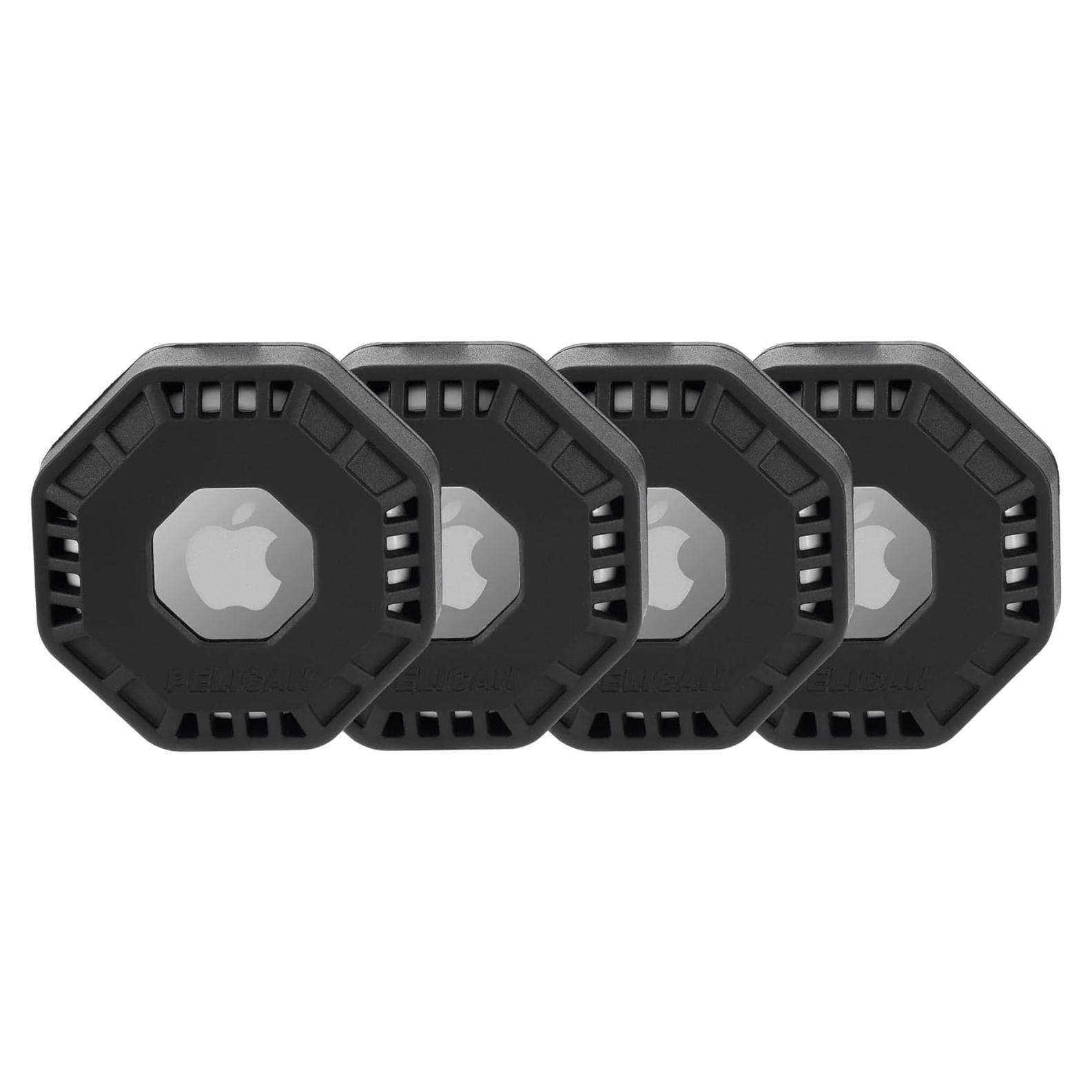 Soporte Adhesivo Pelican Aventurero para Apple AirTag - 4 Unidades