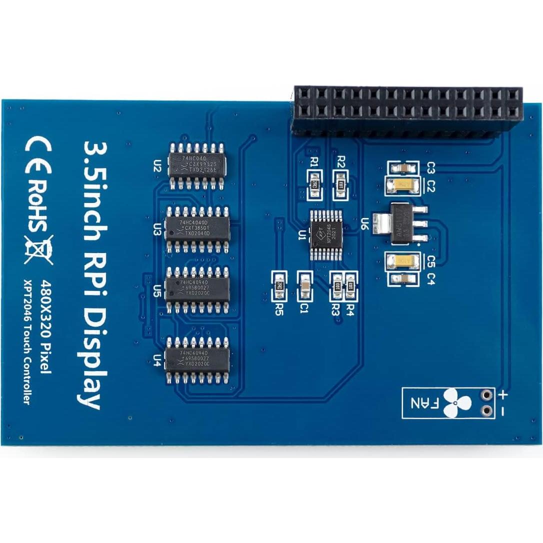 Pantalla Táctil TFT LCD 3.5" 480x320 Hosyond para Raspberry Pi