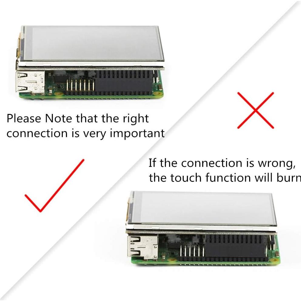 Pantalla Táctil 3.5" JUN-ELECTRON para Raspberry Pi 3 B+