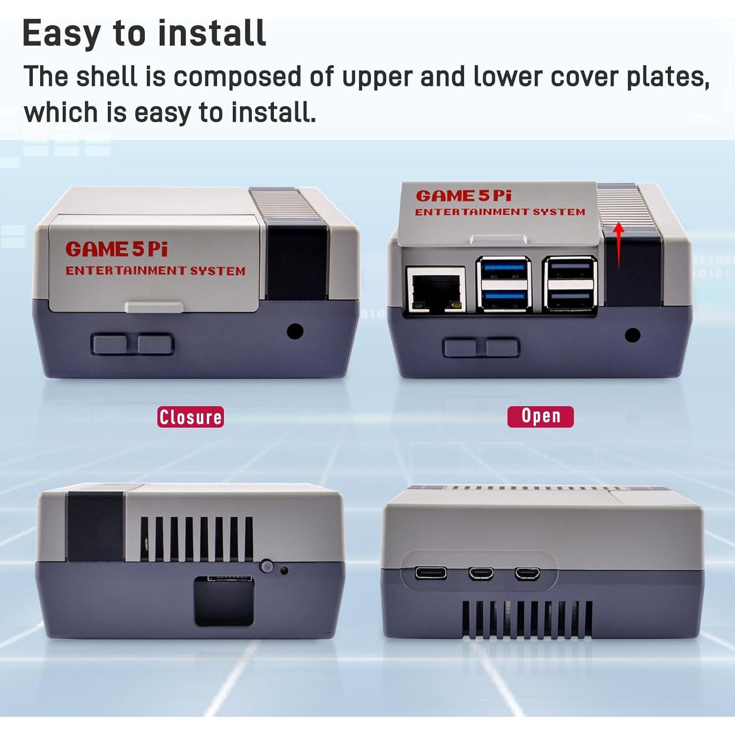 Caja GeeekPi para Raspberry Pi 5 con enfriador Armor Lite V5