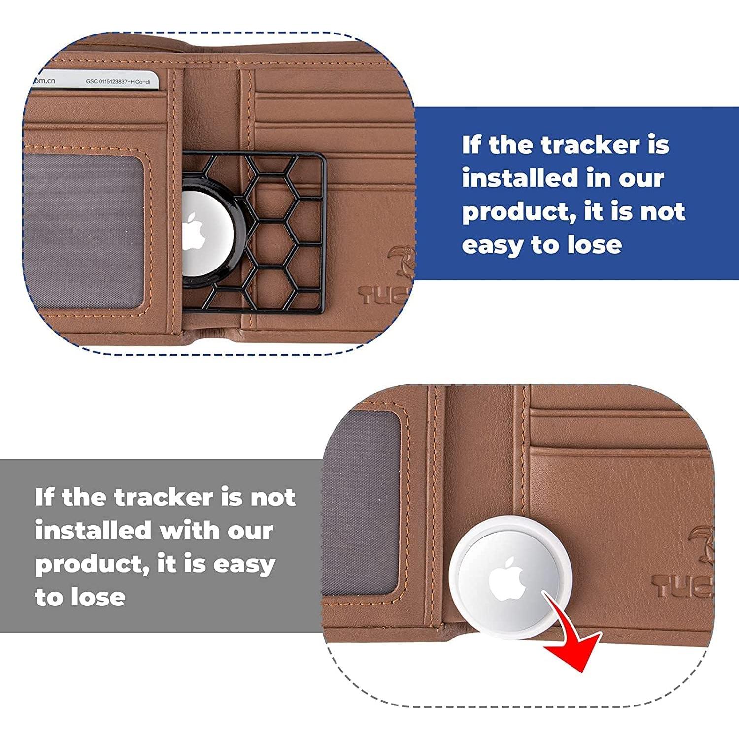 Funda delgada 2PACK para Apple AirTag - HLHGR - Negro