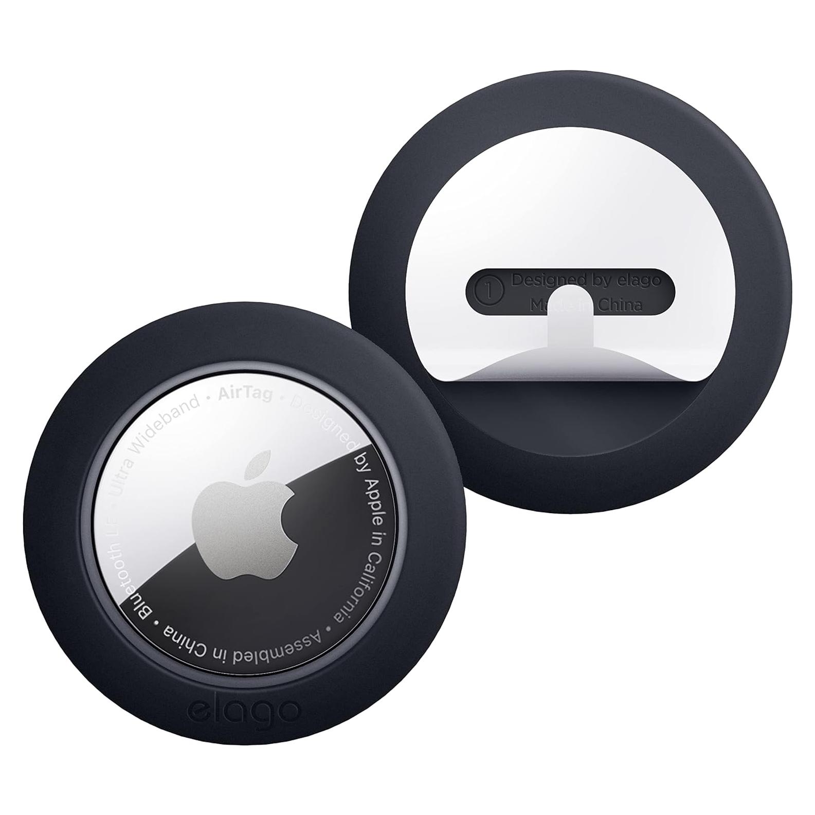 Pad de Silicona elago EATPAD para AirTag - Reutilizable Negro