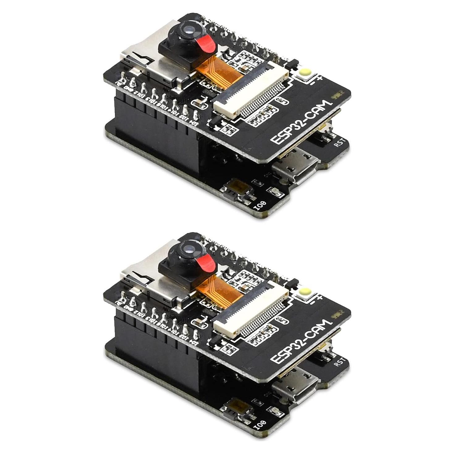 2PCS Módulo Cámara ESP32-CAM-MB Aideepen 2MP Micro USB