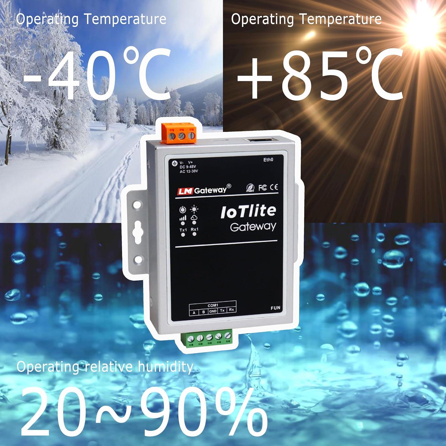 Puerta de enlace industrial IoT LM Gateway 101 - RS-485, WiFi