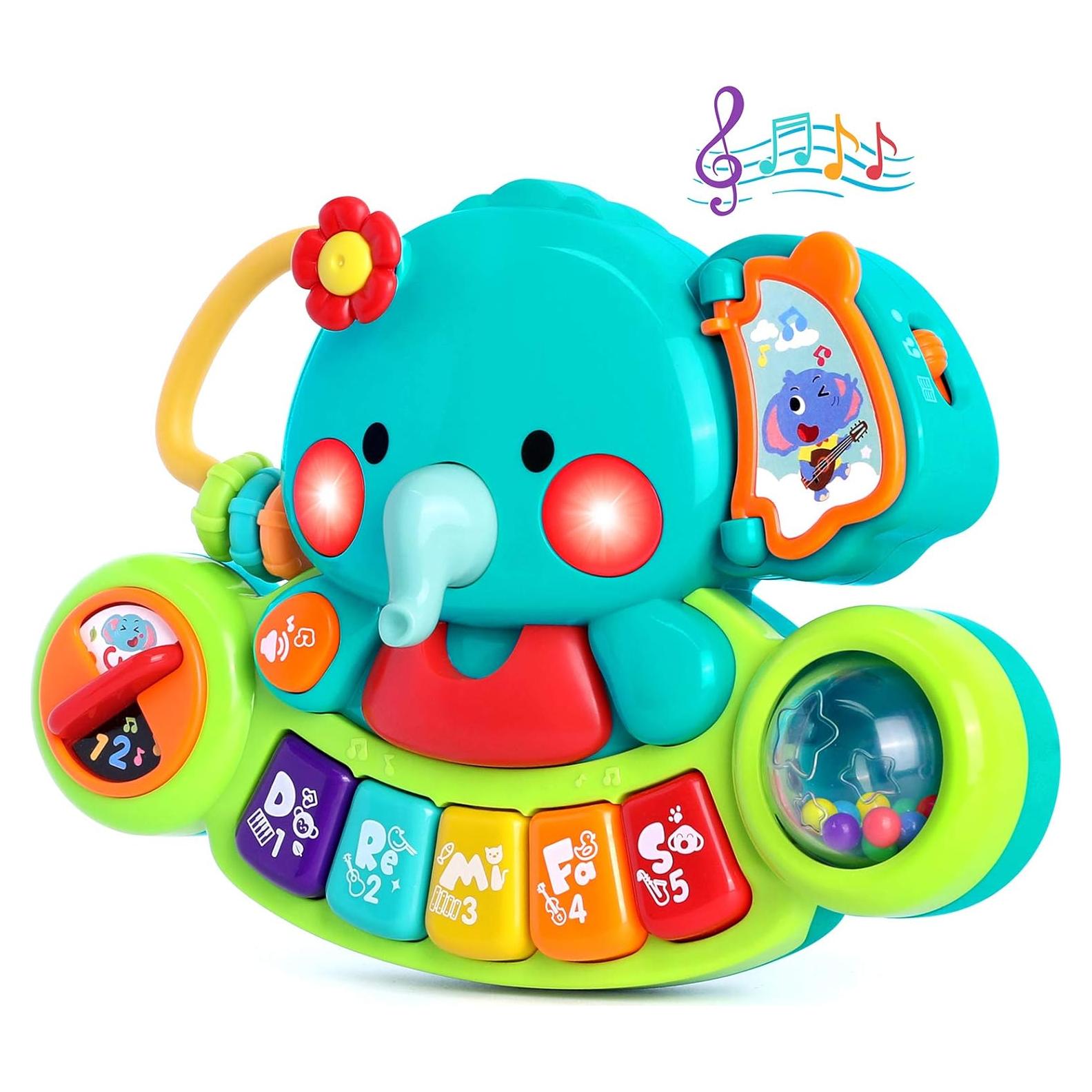 Juguete de Piano Elefante WITALENT para Bebés 6-12 Meses