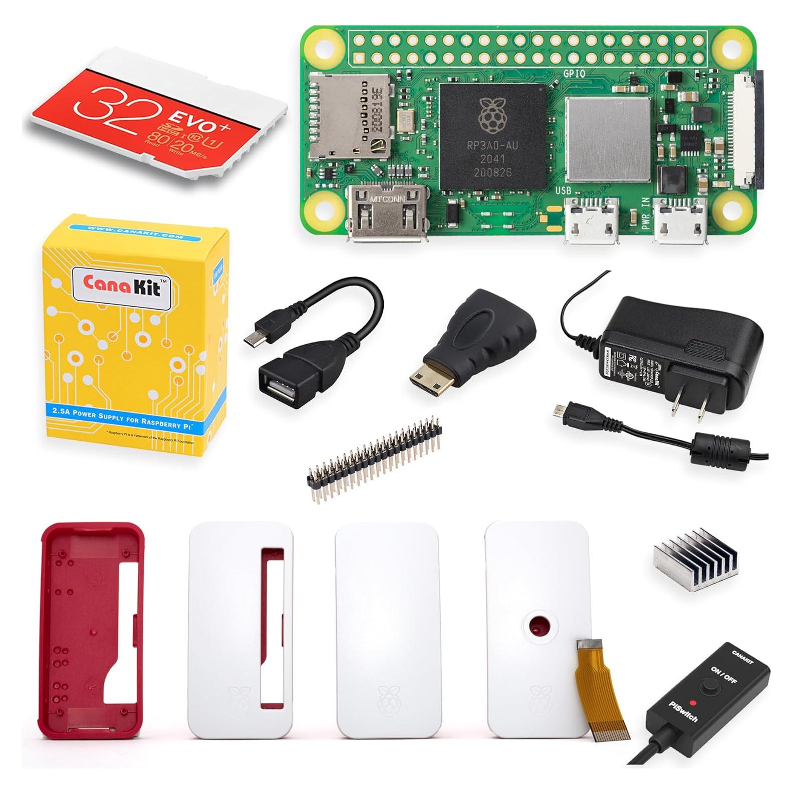 Kit de Inicio CanaKit Raspberry Pi Zero 2 W con Caja