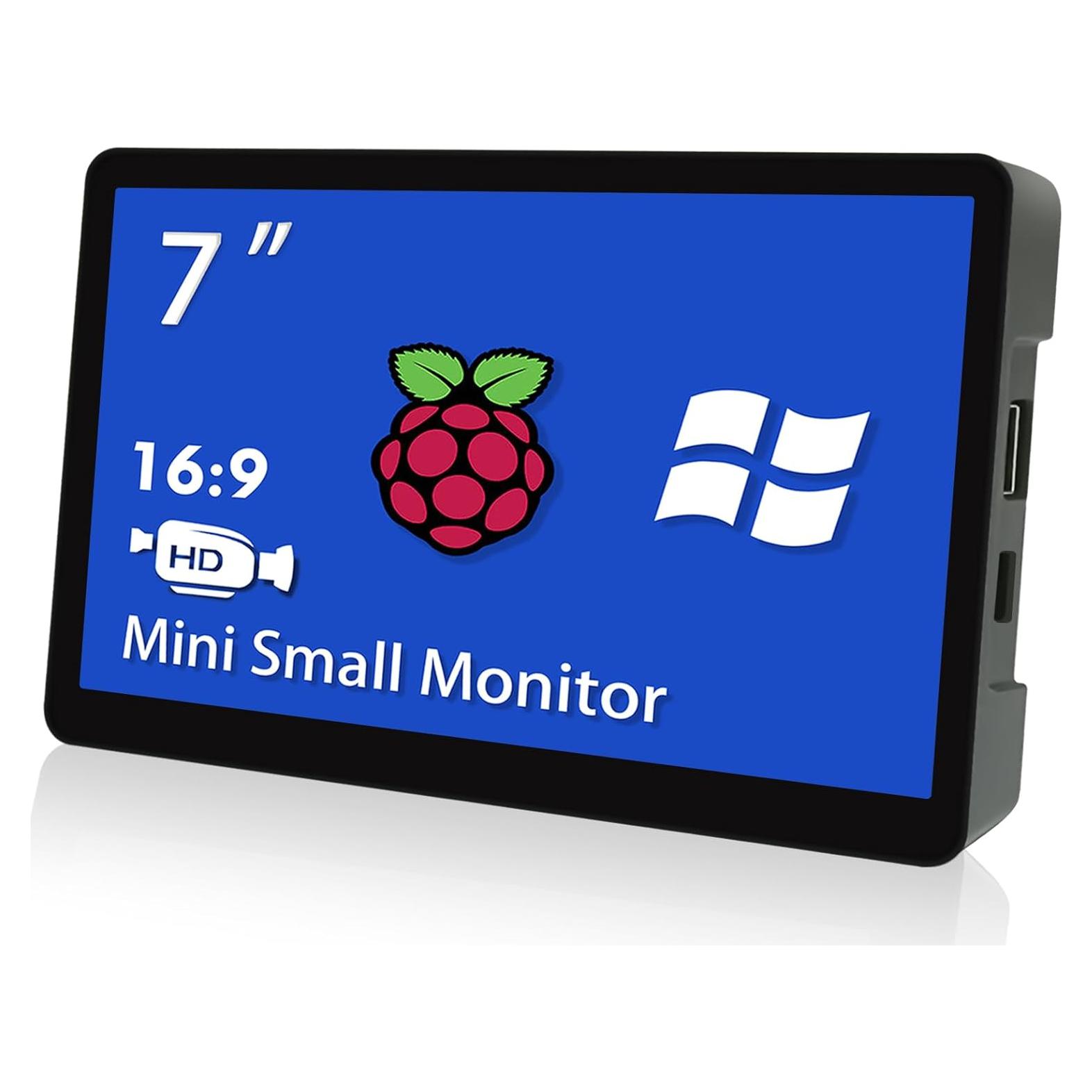 Monitor LCD 7" HMTECH para Raspberry Pi 400/4/3/2/Zero