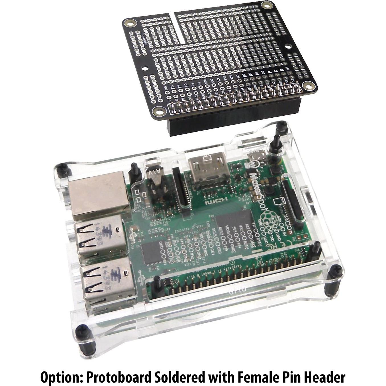 Placa de Prototipado MakerSpot para Raspberry Pi 2/3 HAT