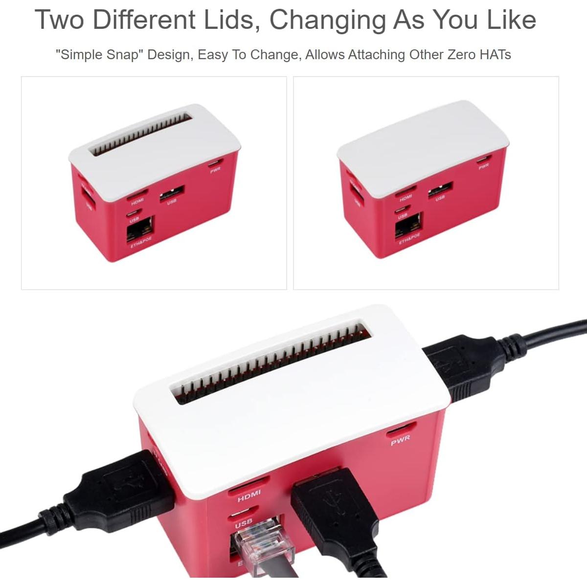 HUB PoE Ethernet USB Waveshare para Raspberry Pi Zero