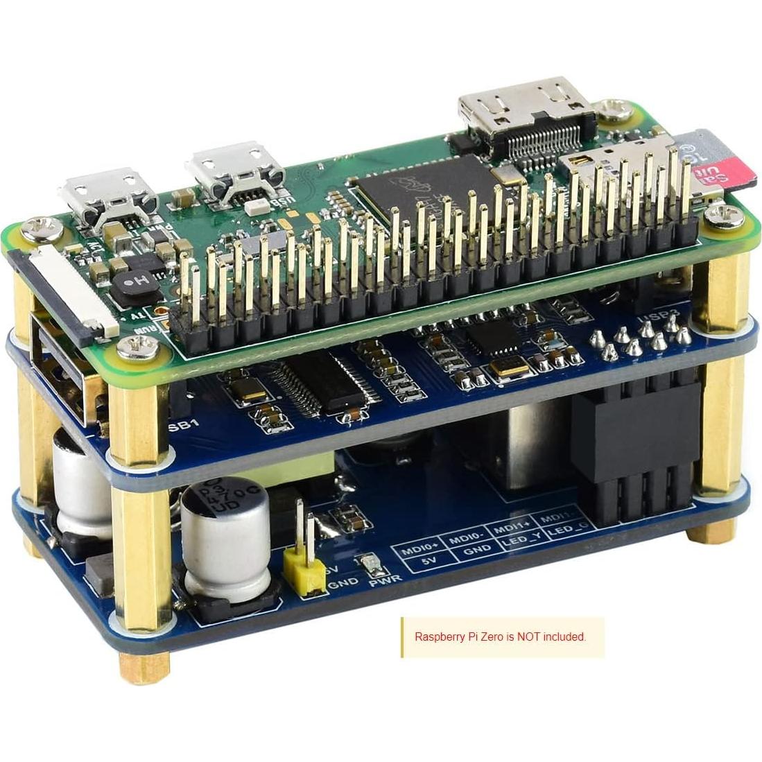 HUB PoE Ethernet USB Waveshare para Raspberry Pi Zero