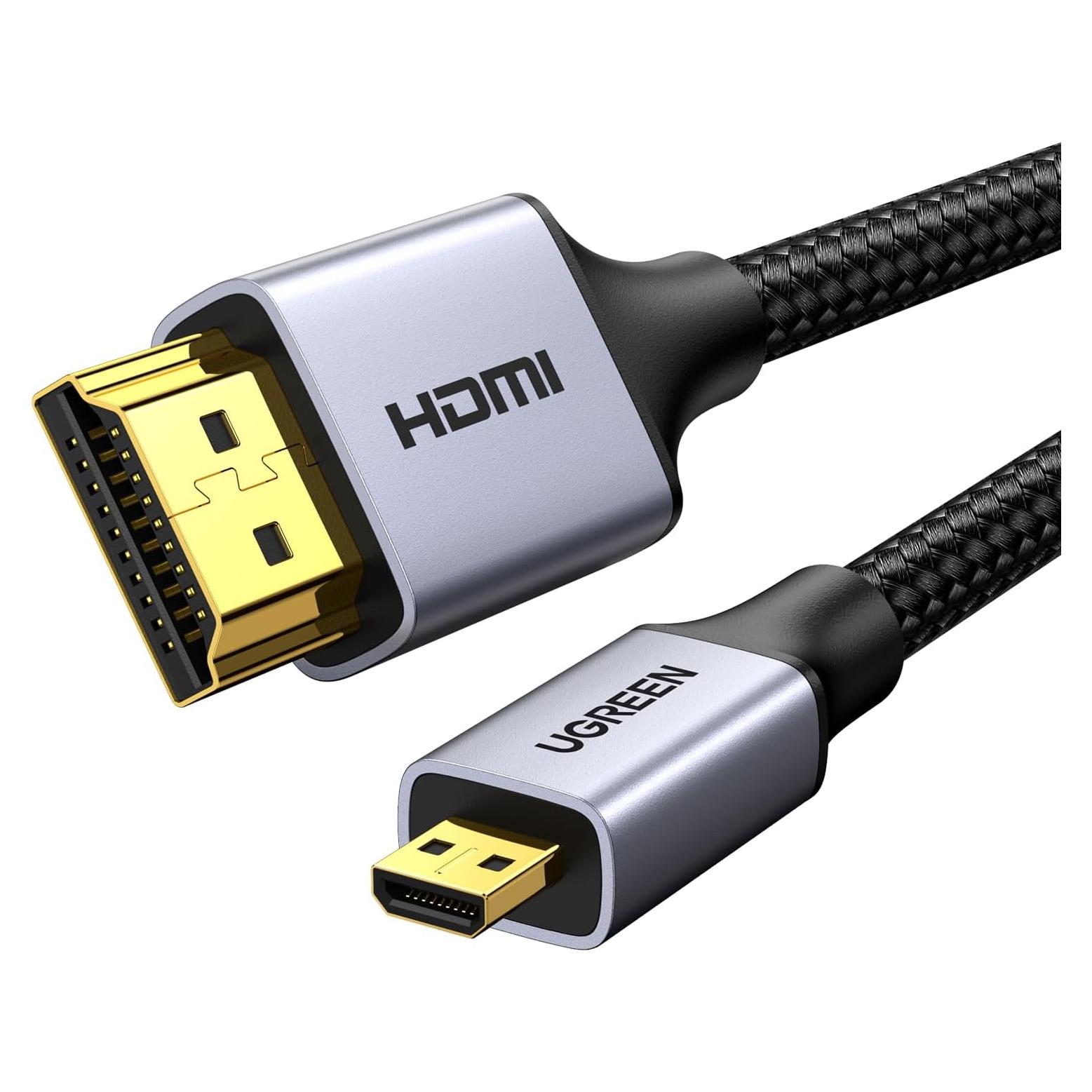 UGREEN Cable Micro HDMI a HDMI 1.01m 18Gbps 4K 60Hz