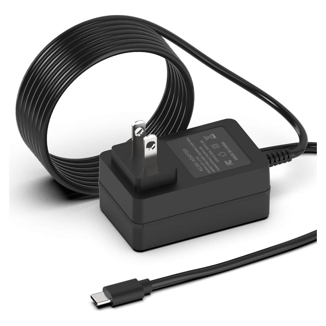 27W USB C Power Supply Compatible with Raspberry Pi 5, 5.1V 5A Power Adapter Charger Compatible with Raspberry Pi 5 8GB 4GB