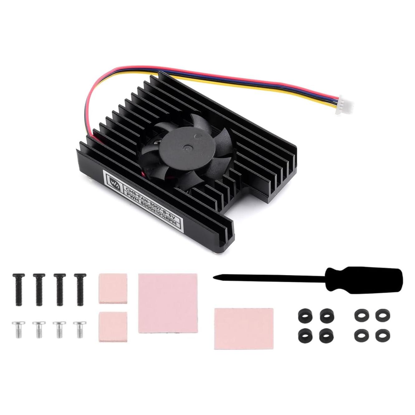 Ventilador de Enfriamiento Waveshare para Raspberry Pi CM5 5V
