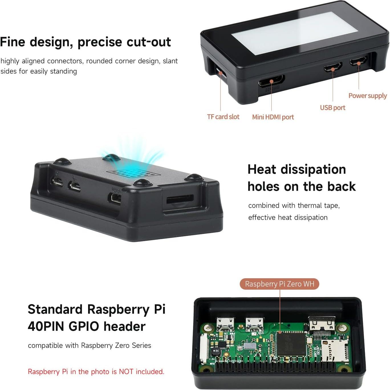 Pantalla Táctil E-Paper 2.13" Waveshare para Raspberry Pi