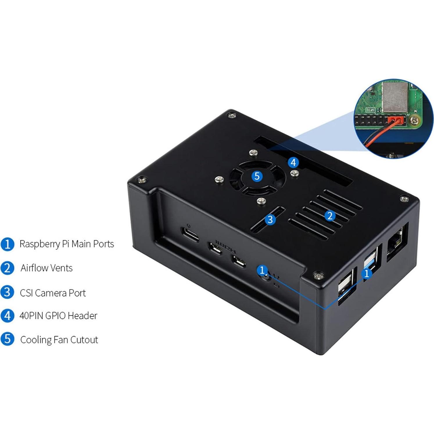 Pantalla Táctil Waveshare 4.3" DSI LCD para Raspberry Pi 4B