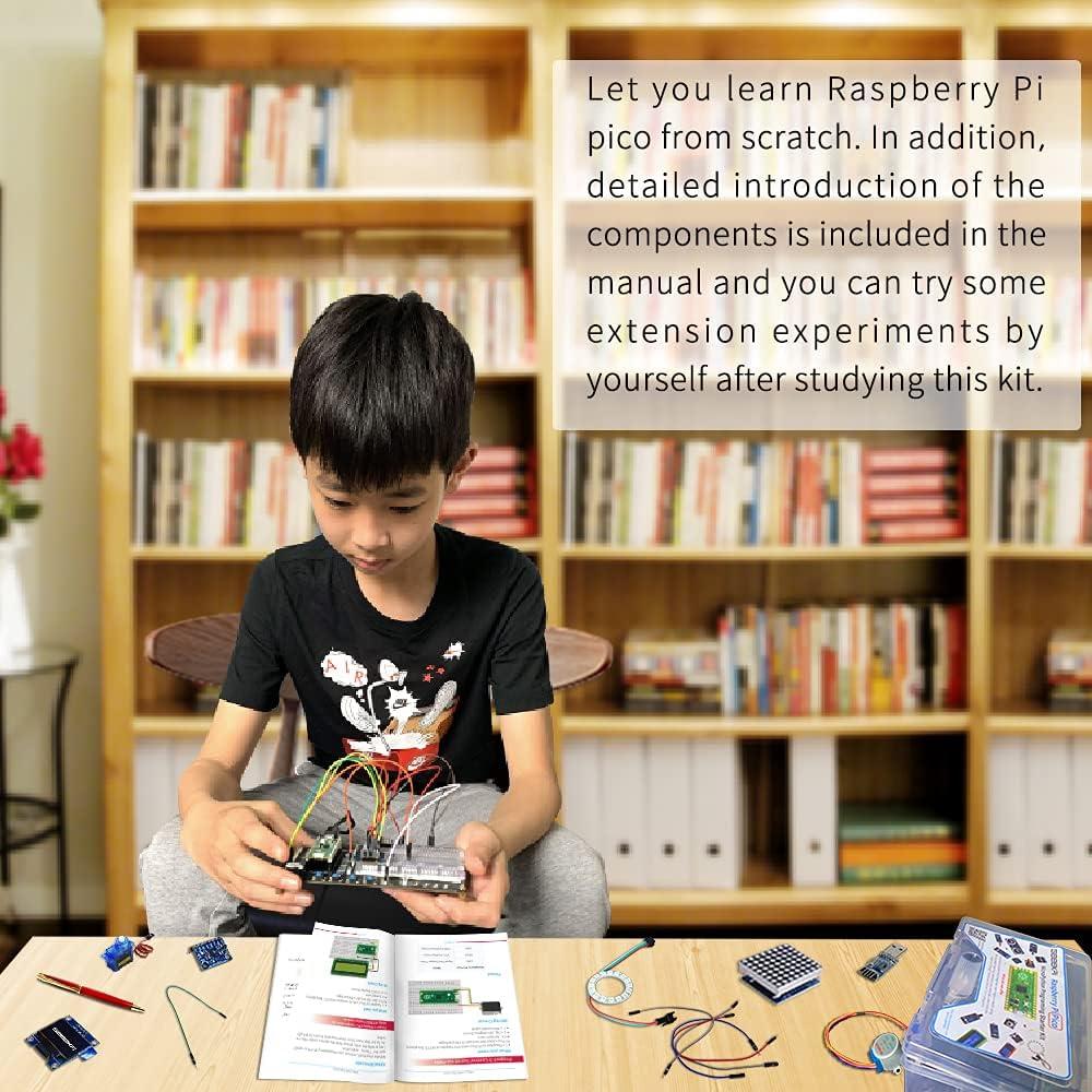 Kit de Programación Micro Python GeeekPi para Raspberry Pi Pico