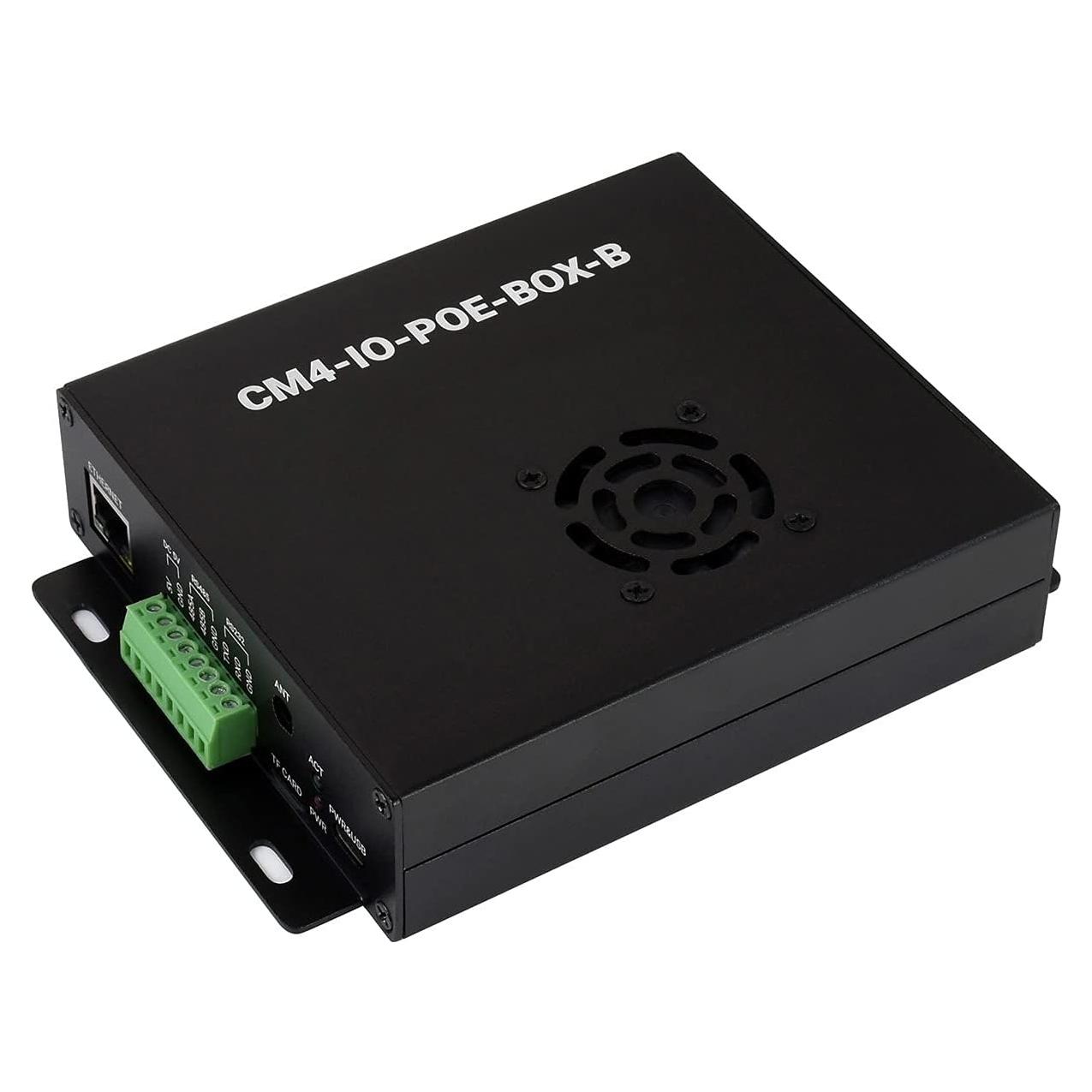 Mini Computadora PoE Waveshare CM4 IO Board B con Ventilador