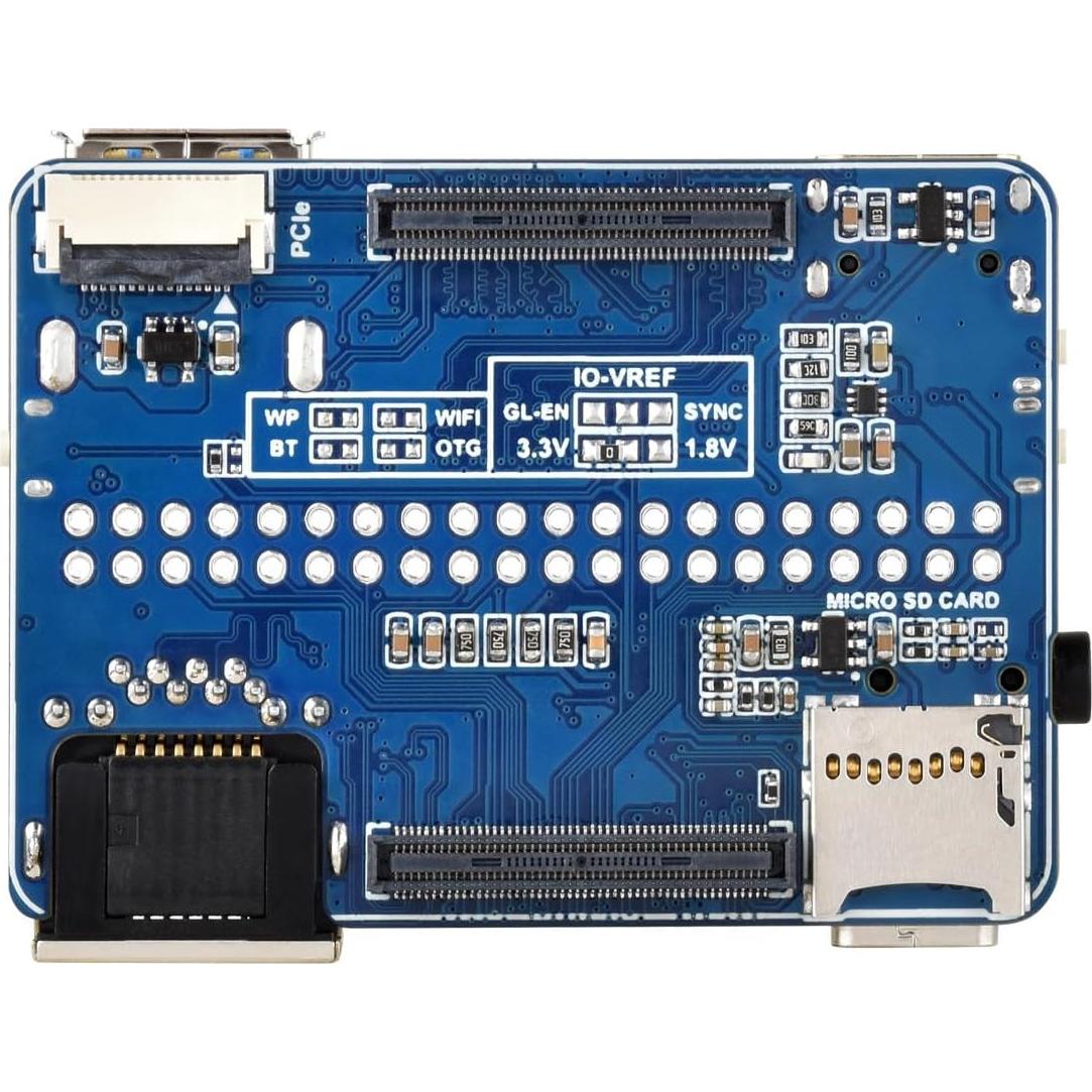 Placa Base Nano Waveshare para Raspberry Pi CM5 Lite 5.51x3.99cm