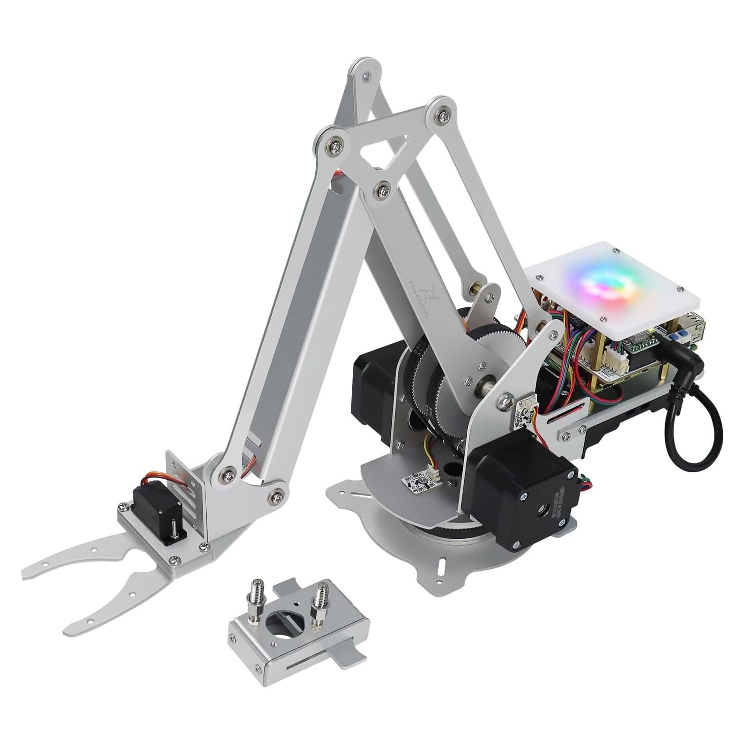 Kit Brazo Robot Freenove para Raspberry Pi 5/4B/3B+ - Metal