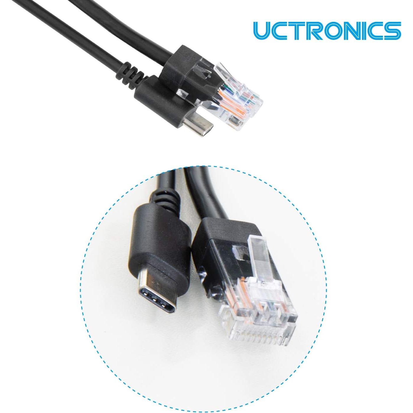 Divisor PoE UCTRONICS a USB-C 5V 2.4A para Raspberry Pi 4