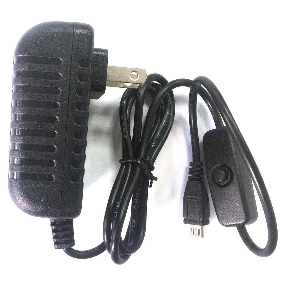 Fuente de Alimentación 5V 3A con Interruptor para Raspberry Pi