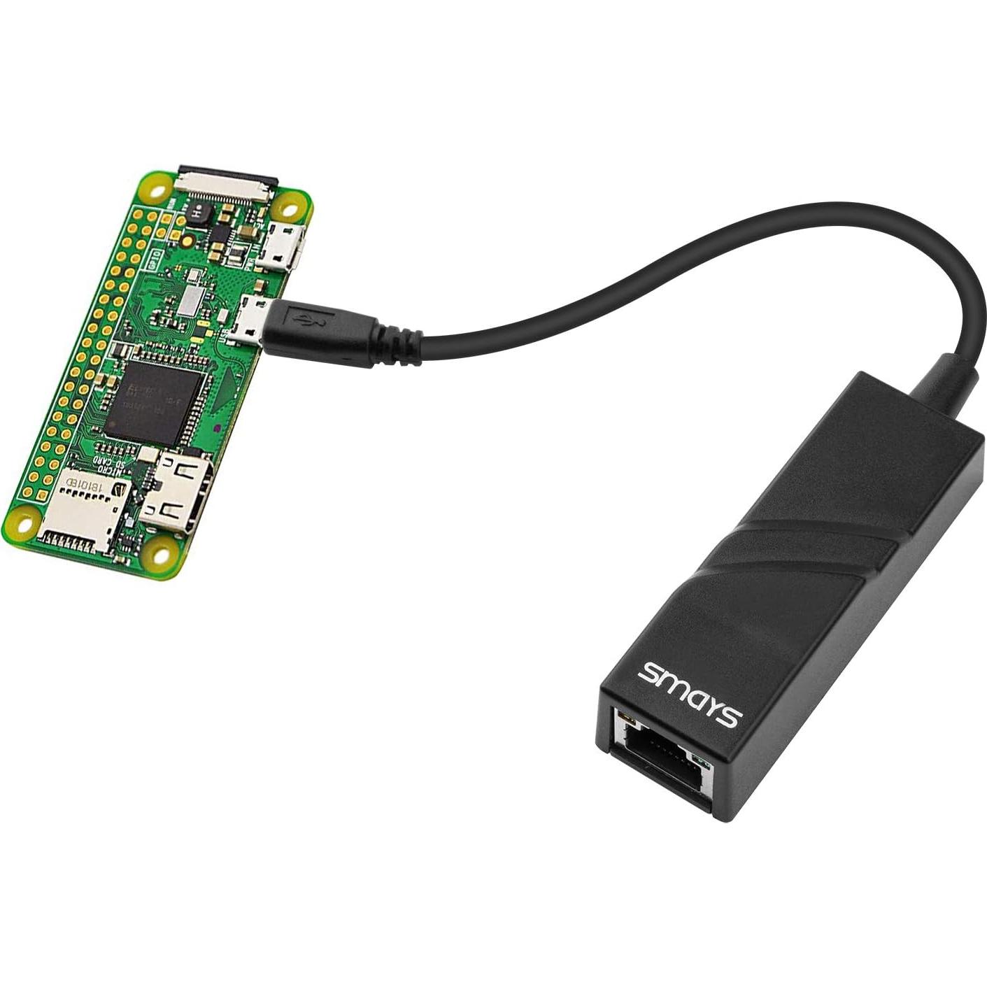 Adaptador Ethernet Micro USB OTG SMAYS para Raspberry Pi y Android