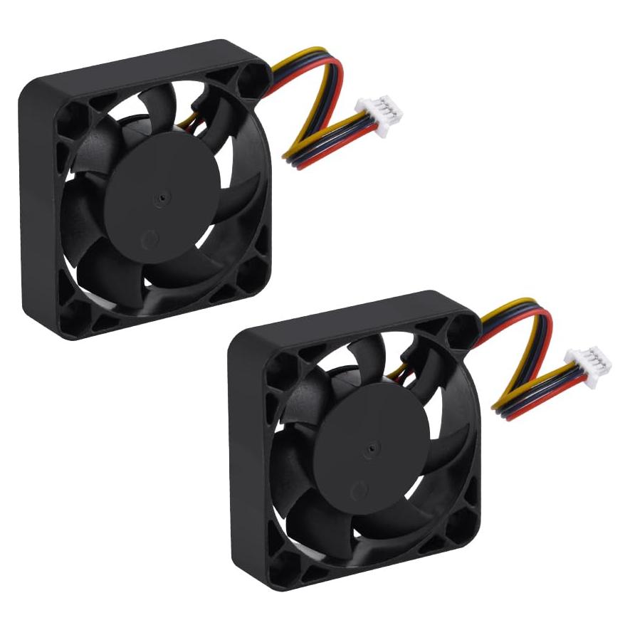 Ventiladores de Enfriamiento PWM GeeekPi 2-Pack 40x40mm para Raspberry Pi 5