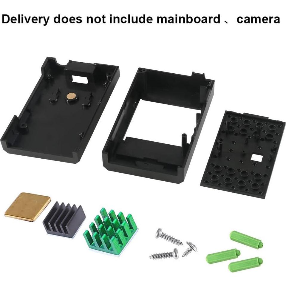 Carcasa para Raspberry Pi 4B DORHEA con soporte de cámara