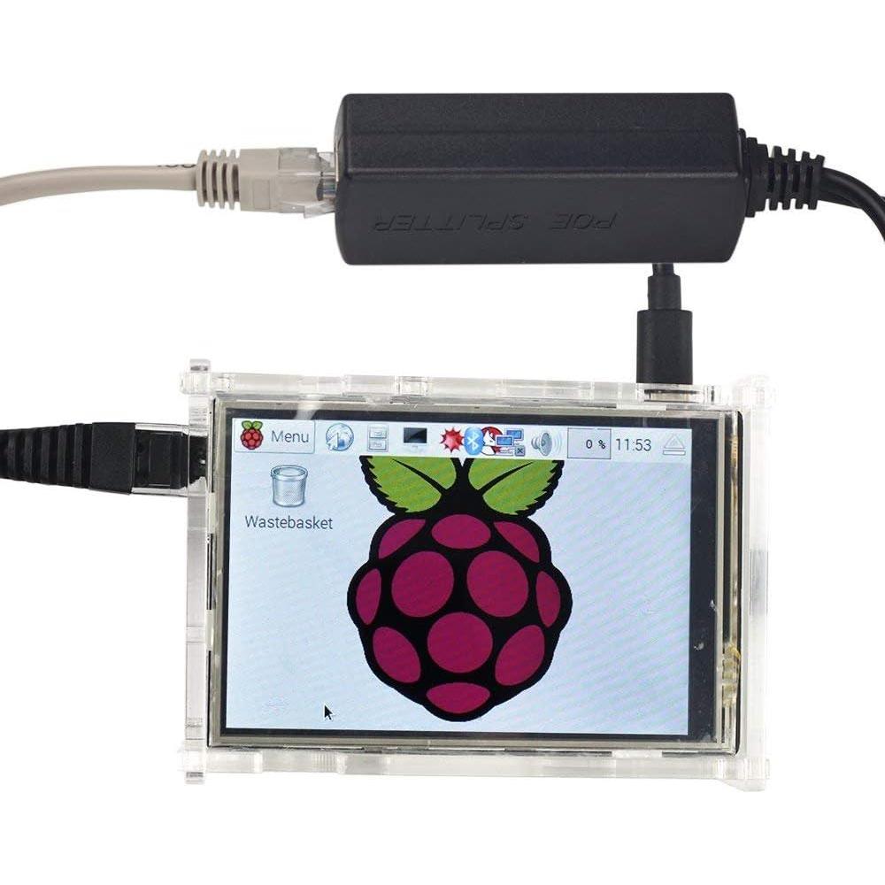 UCTRONICS Splitter PoE Activo Micro USB 48V a 5V 2.4A