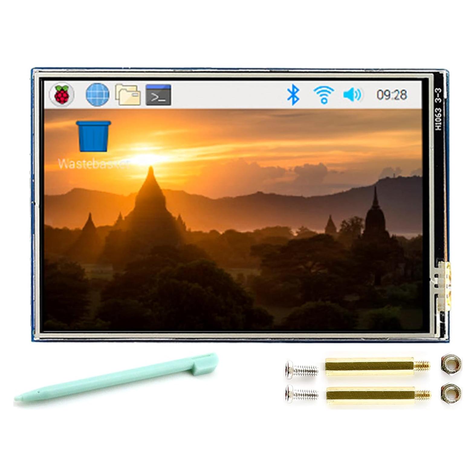 Pantalla Táctil Resistiva 3.5" Waveshare IPS LCD 480x320