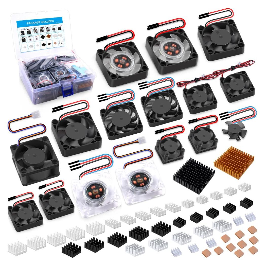 Kit Disipador y Ventilador GeeekPi para Raspberry Pi y Jetson Nano