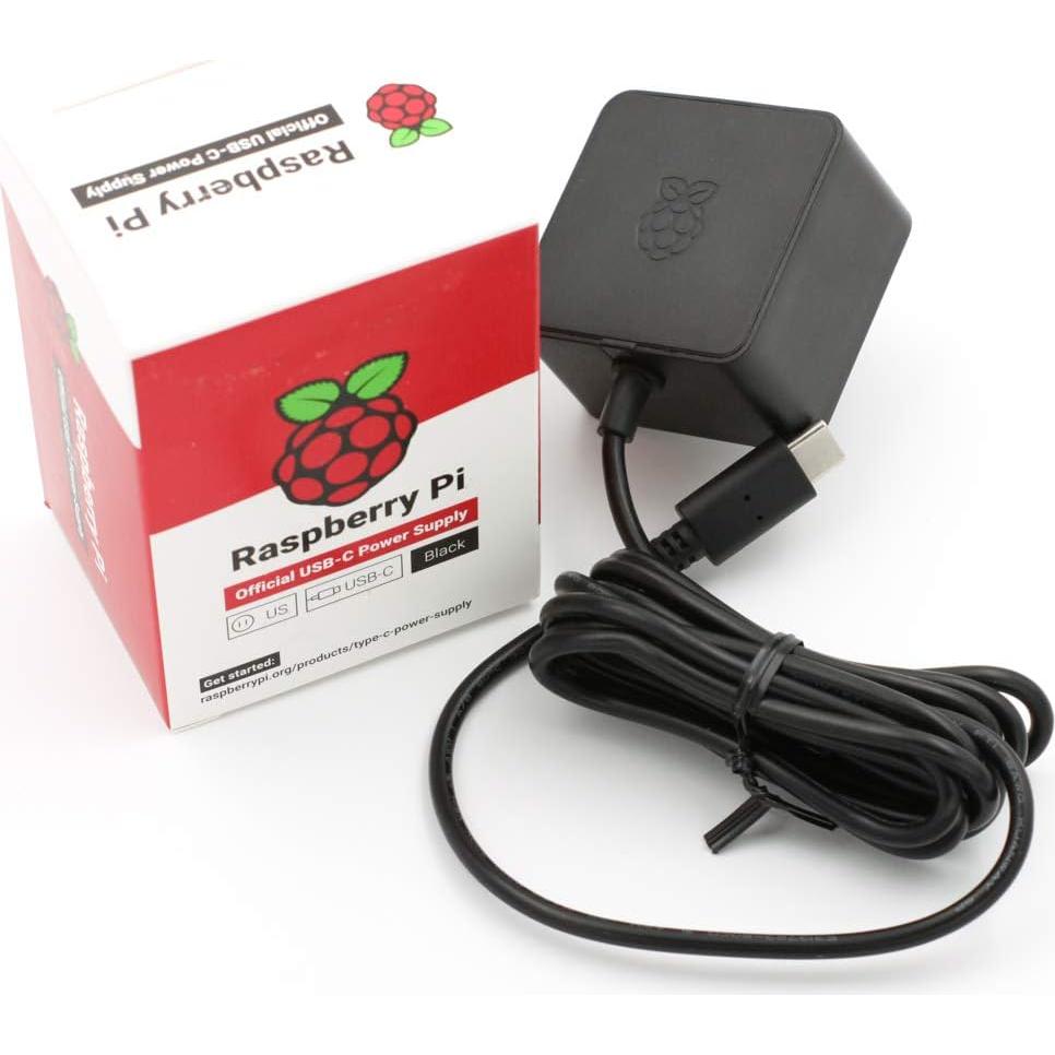 15W USB-C Power Supply US - Black