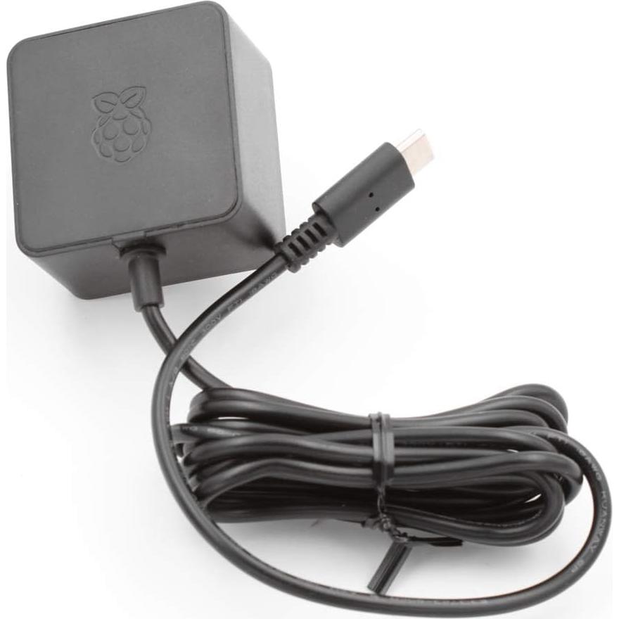 15W USB-C Power Supply US - Black