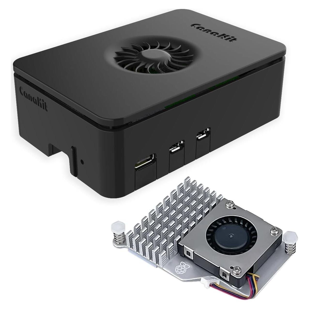 Caja CanaKit para Raspberry Pi 5 con Enfriador Activo