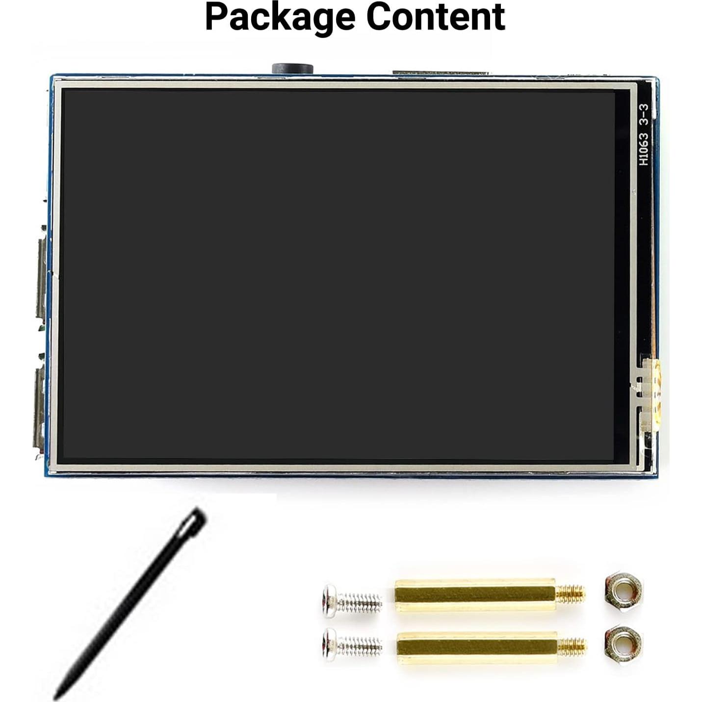 Pantalla Táctil 3.5" Waveshare para Raspberry Pi 480x320 IPS