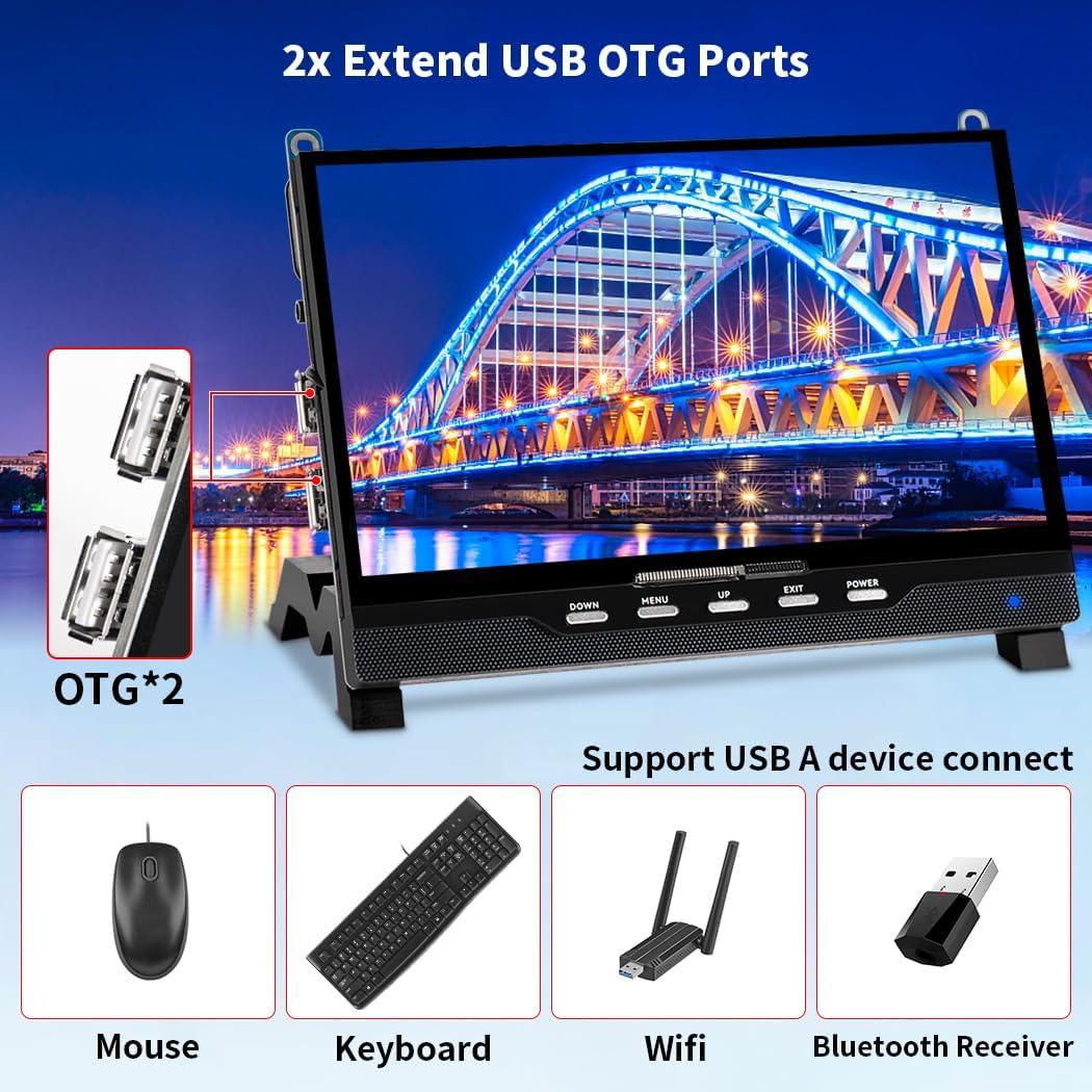 Pantalla Táctil HDMI 7" Magedok T007-2 1024x600 IPS