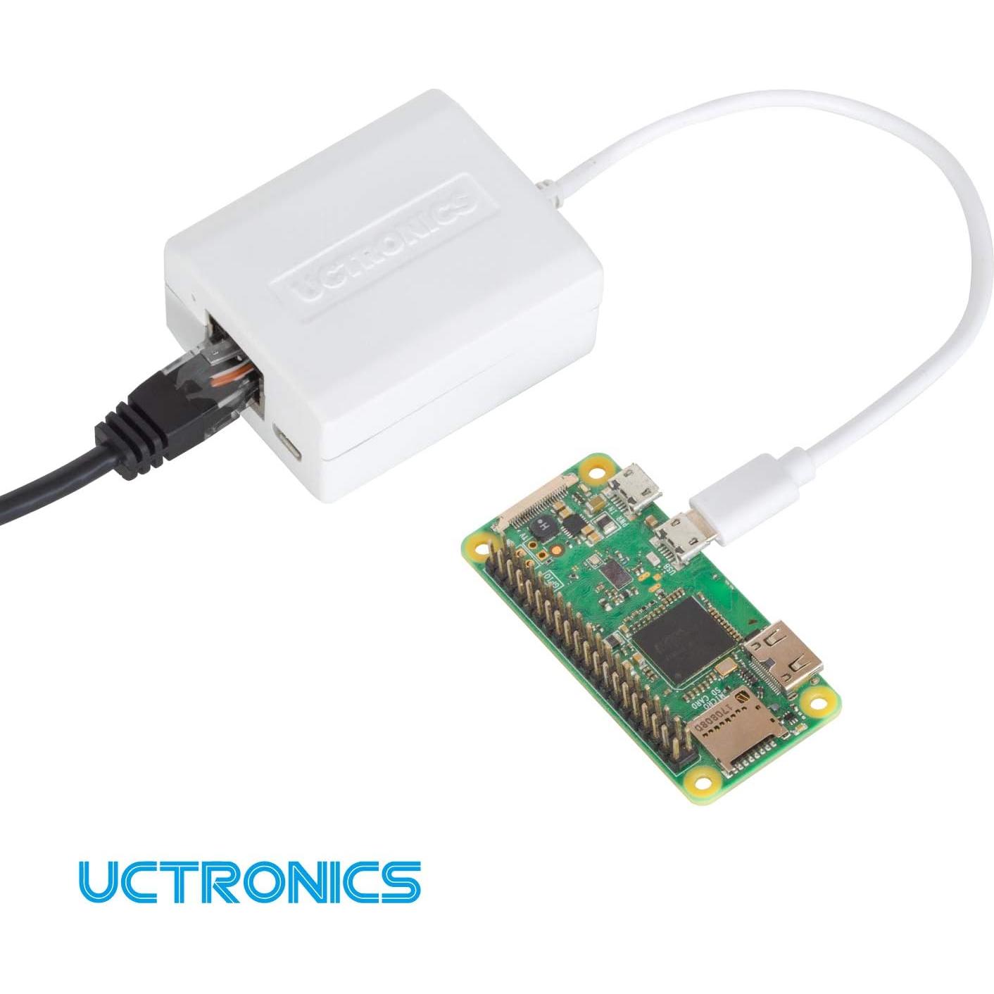 Adaptador UCTRONICS Micro USB PoE Ethernet para Raspberry Pi