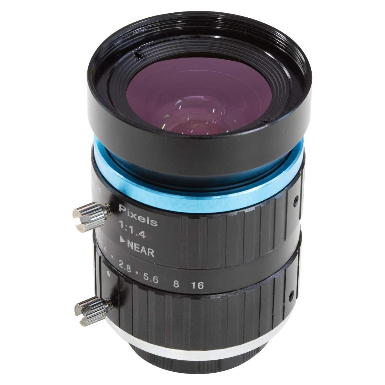 Lente C-Mount Arducam 16mm para Cámara Raspberry Pi HQ 12MP