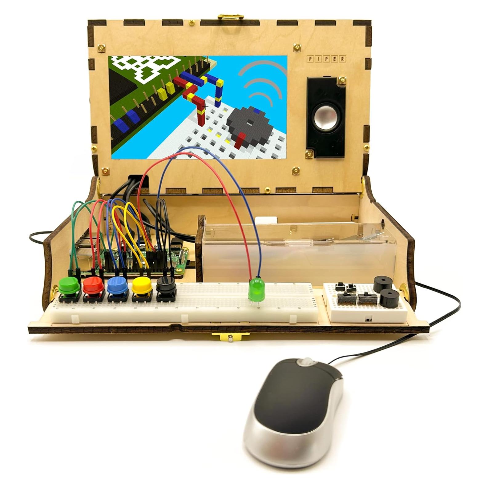 Kit de Computadora Piper para Niños 8+ con Raspberry Pi
