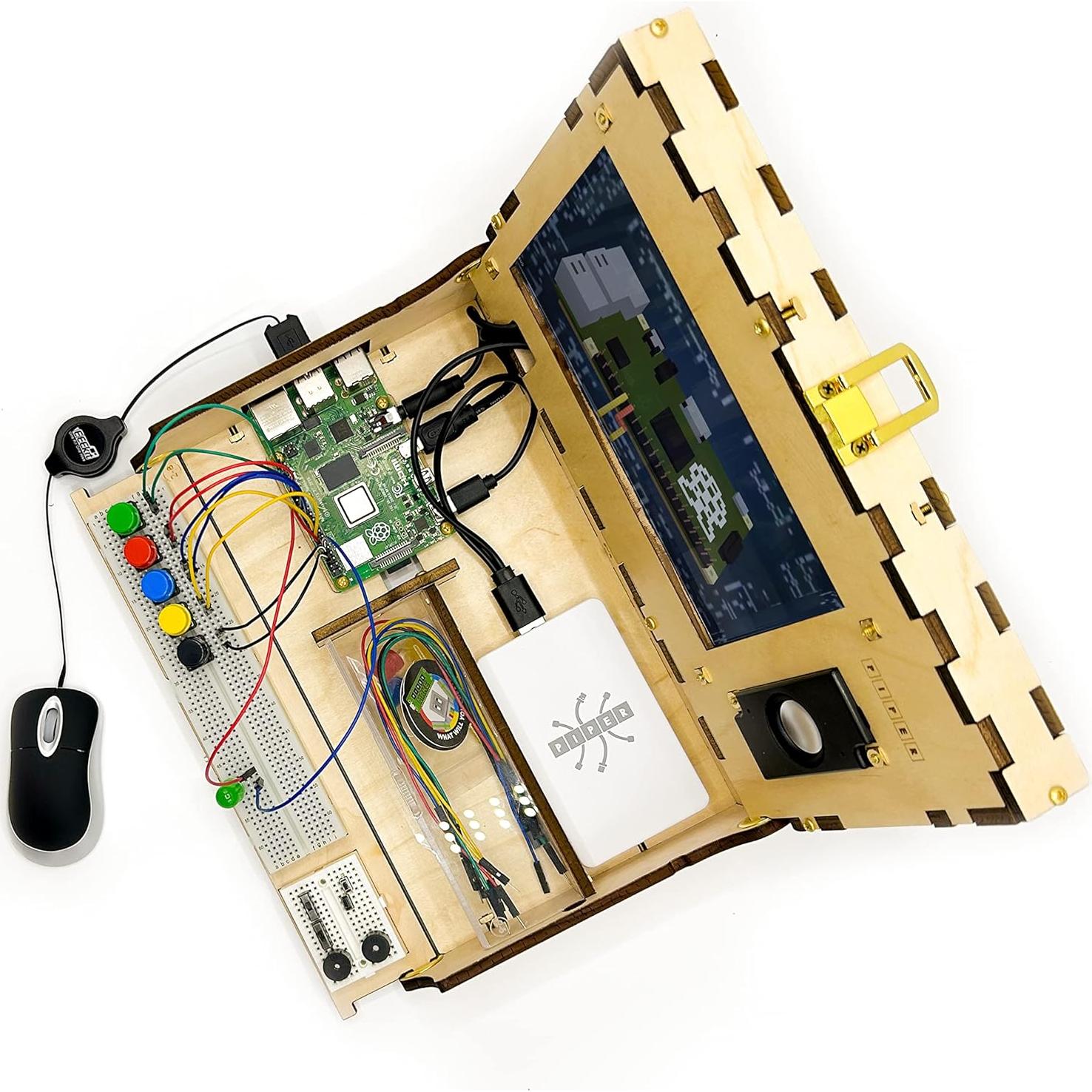 Kit de Computadora Piper para Niños 8+ con Raspberry Pi