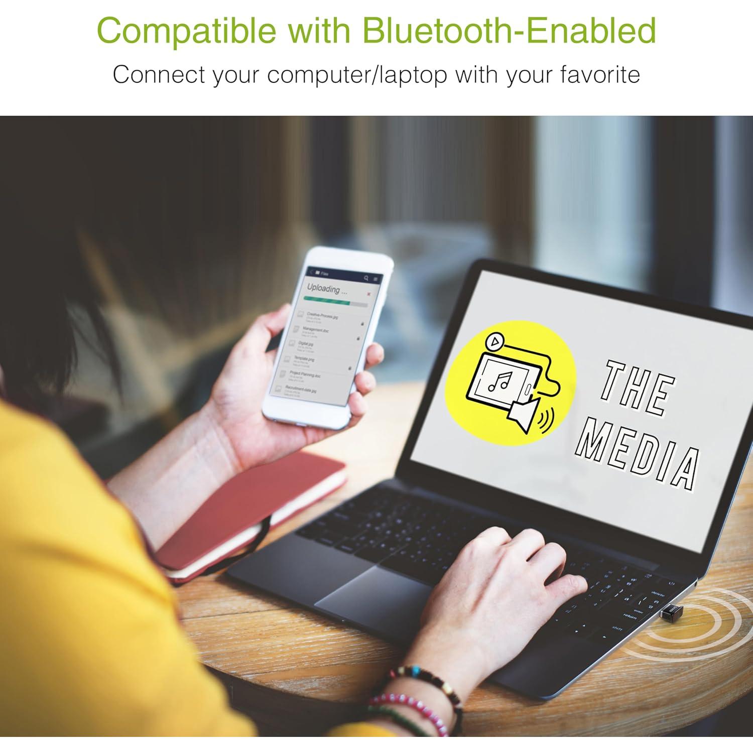 Adaptador USB Bluetooth Kinivo BTD400 Receptor 4.0 Bajo Consumo