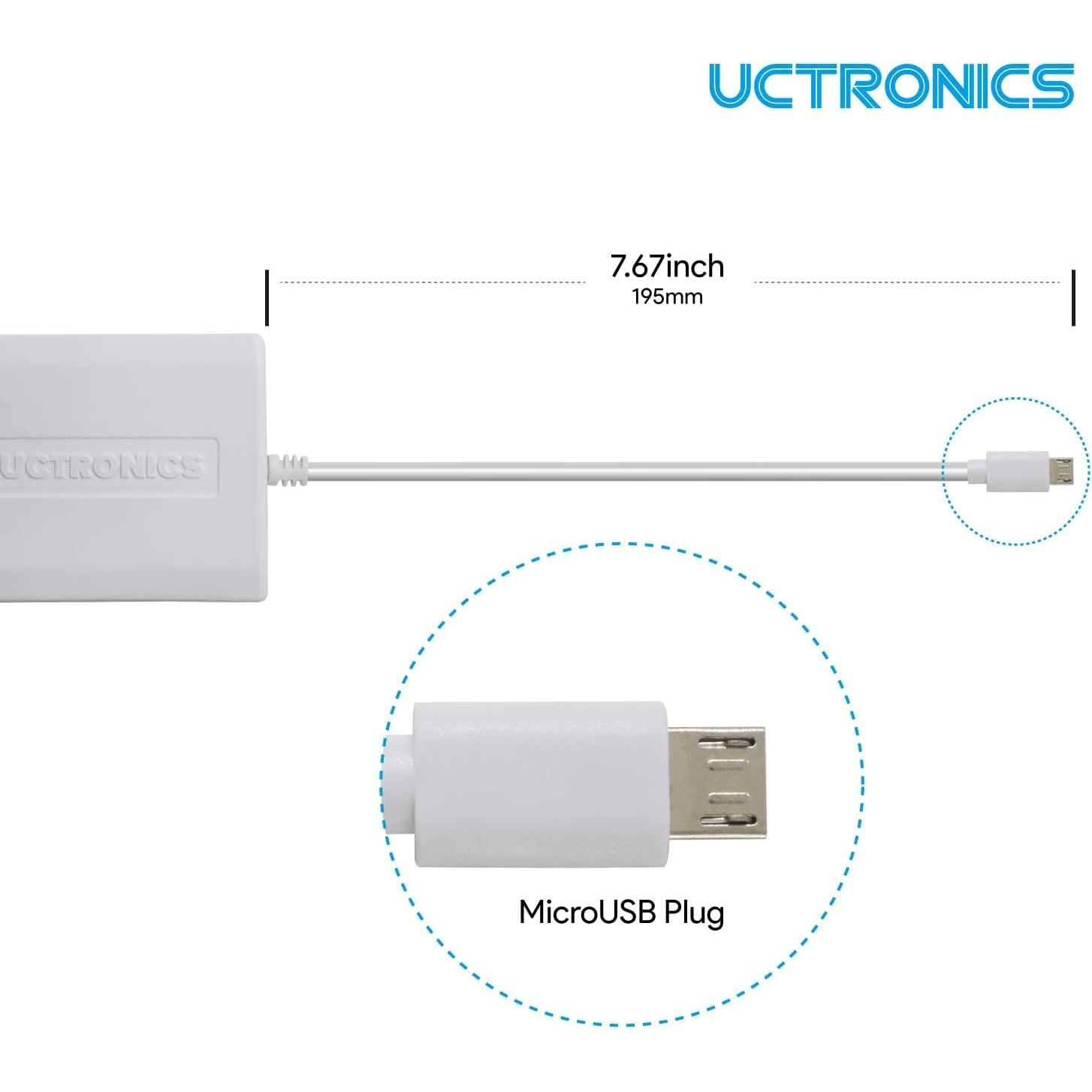 Adaptador Ethernet y PoE UCTRONICS para Raspberry Pi Zero