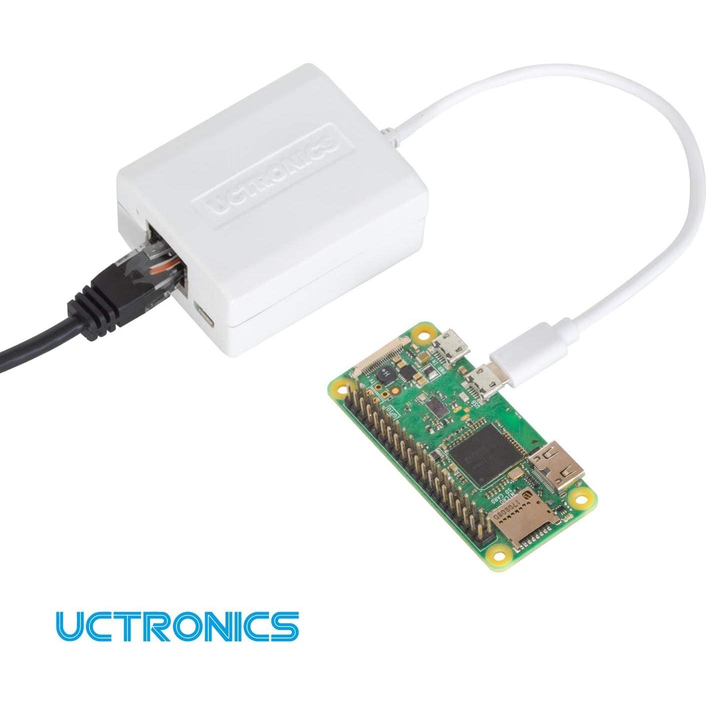 Adaptador Ethernet y PoE UCTRONICS para Raspberry Pi Zero