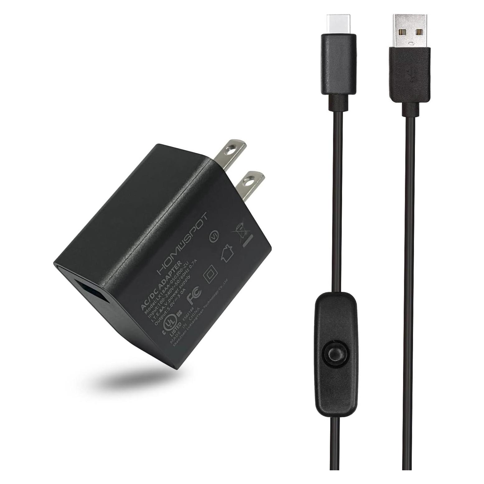 Fuente de Alimentación USB 5V 3A MakerSpot con Cable 1.5m