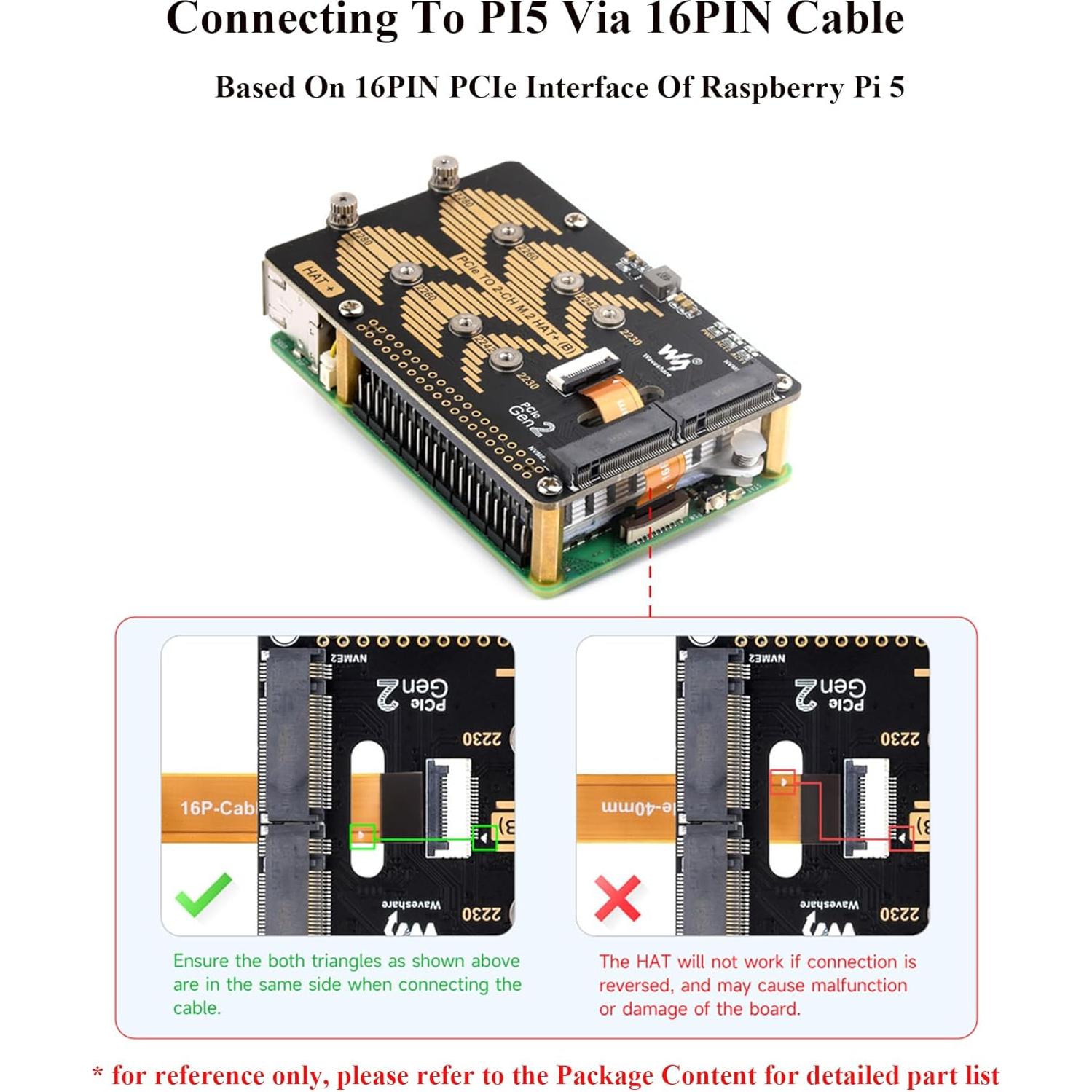 Adaptador PCIe a M.2 NVMe Wonrabai para Raspberry Pi 5