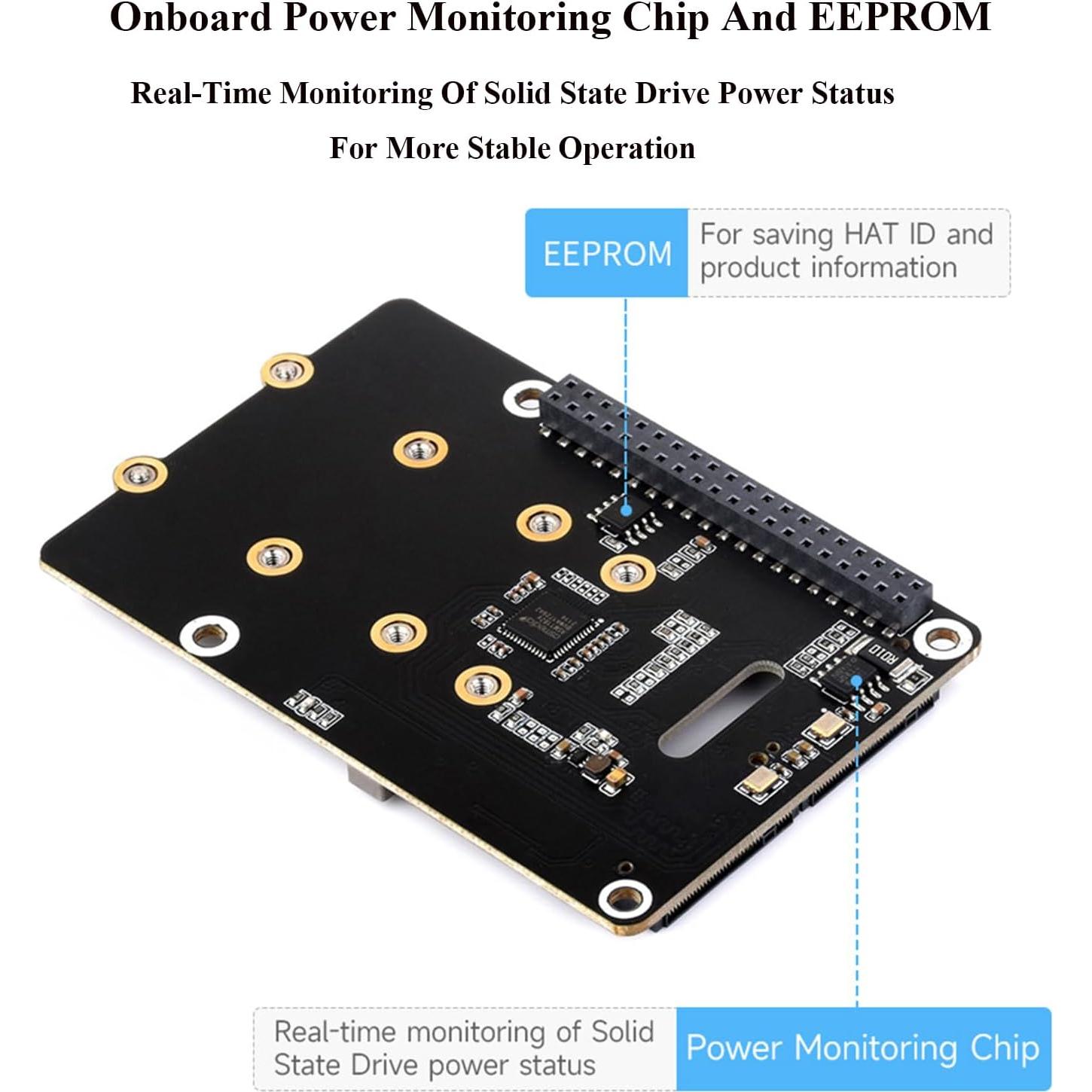 Adaptador PCIe a M.2 NVMe Wonrabai para Raspberry Pi 5