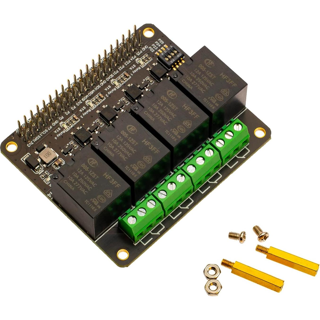 Módulo de expansión de relé 4 canales XICOOLEE para Raspberry Pi